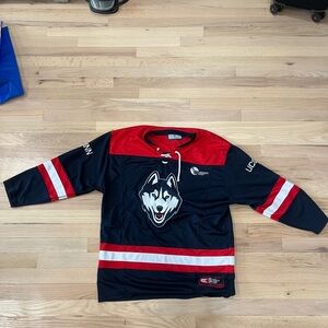 UCONN Red and Blue Away Jersey